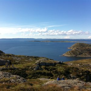 Storfosna, Ørland, a view from a mountain, islands i the background